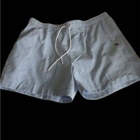 Tommy Hilfiger Men’s Original Ithaca blue white Swimsuit, size XXL, NWT - Picture 6 of 11
